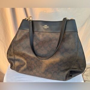 Coach Lexie Shoulder Bag - black and brown